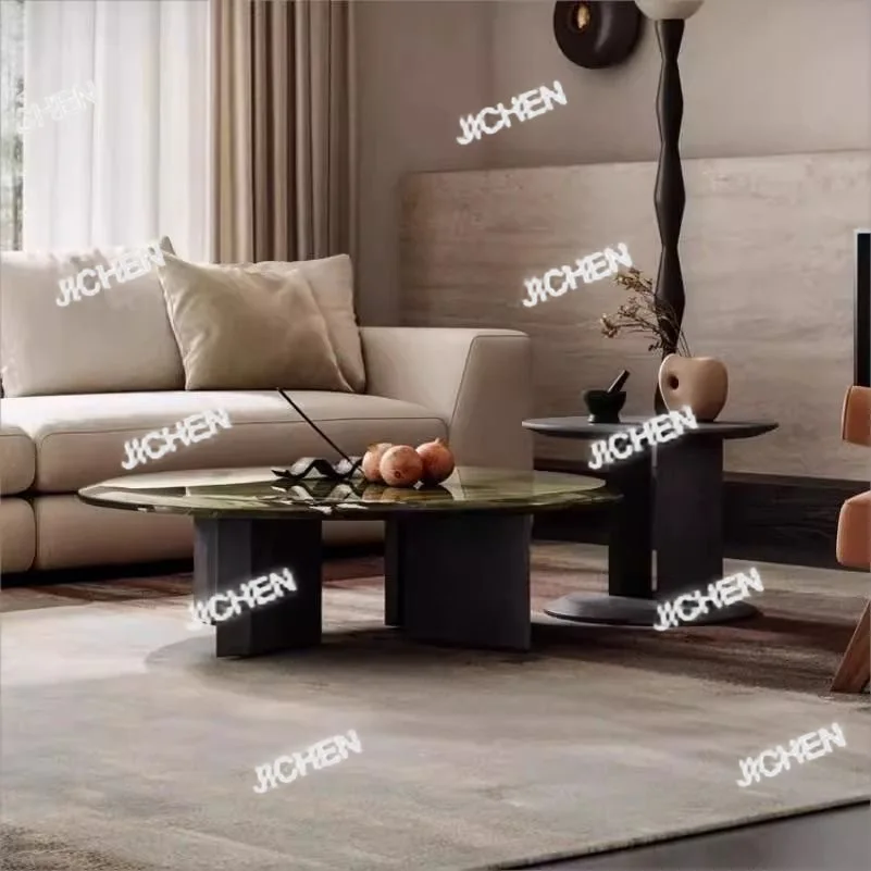 HG Living Room Household Furniture Round Center Table Green Marble Coffee Table Modern Fancy Coffee Table
HG Living Room Household Furniture Round Center Table Green Marble Coffee Table Modern Fancy Coffee Table