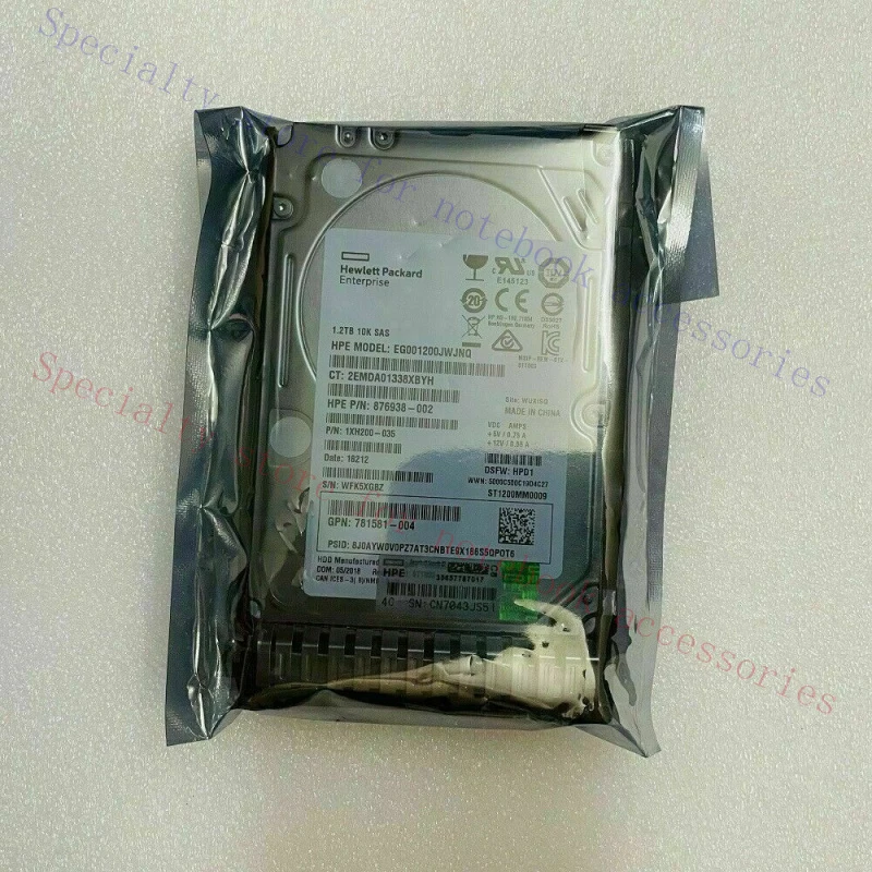 R+ For HPE 872479-B21 872737-001 876938-002 1.2TB 12G SAS 10K 2.5 SC ENT HARD DRIVE HDD
R+ For HPE 872479-B21 872737-001 876938-002 1.2TB 12G SAS 10K 2.5 SC ENT HARD DRIVE HDD