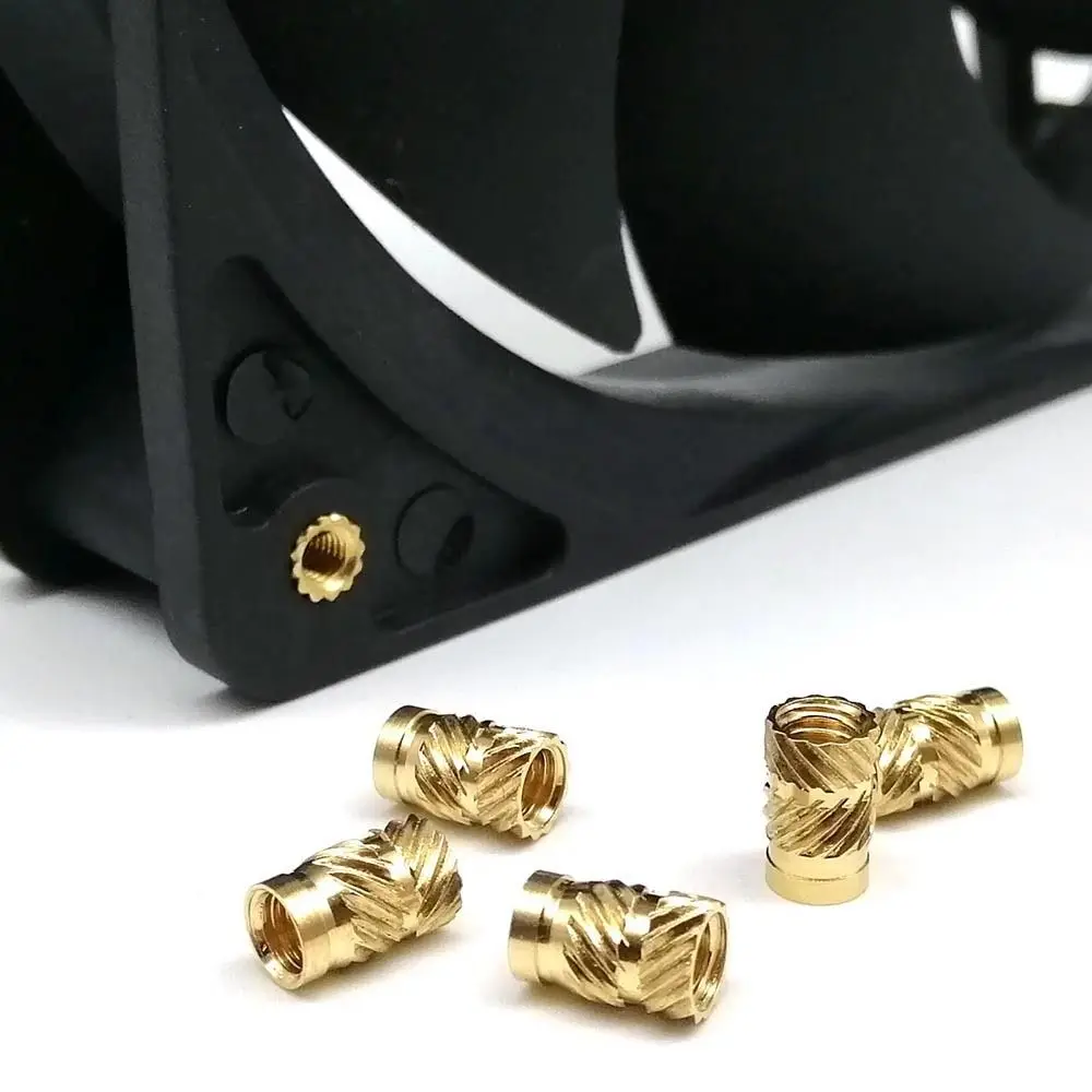 50Pcs Copper Embed Brass Insert Nut Double Twill for Hot Melt Heat Injection Molding Embedment Nuts M2-M6 Knurled Thread
50Pcs Copper Embed Brass Insert Nut Double Twill for Hot Melt Heat Injection Molding Embedment Nuts M2-M6 Knurled Thread