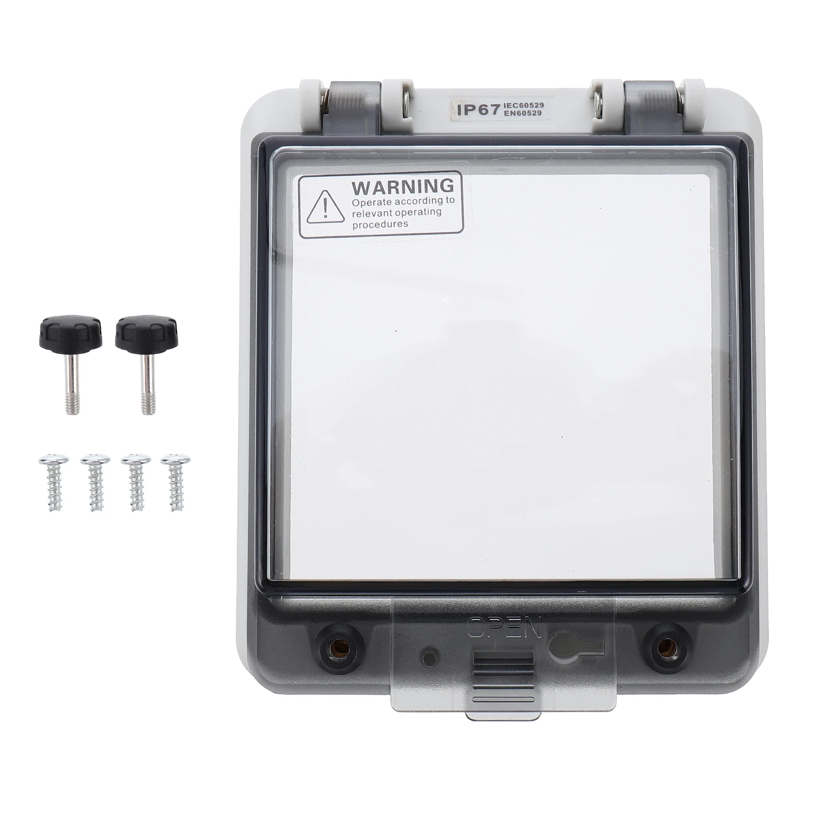 Waterproof Switch Cover Circuit Breaker Distribution Box Grey 5 Way Breaker Boxes PP Material Household Electrical Car Door
Waterproof Switch Cover Circuit Breaker Distribution Box Grey 5 Way Breaker Boxes PP Material Household Electrical Car Door
