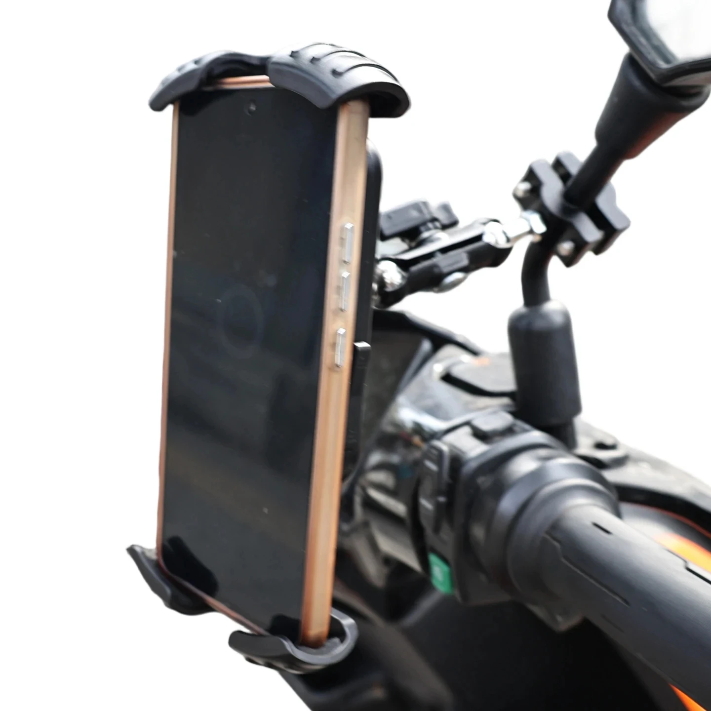 Rotatable Bicycle Motorcycle Phone Holder Rearview Mirror Mount with Lock Design Stable Bracket for Riding Navigation
Rotatable Bicycle Motorcycle Phone Holder Rearview Mirror Mount with Lock Design Stable Bracket for Riding Navigation