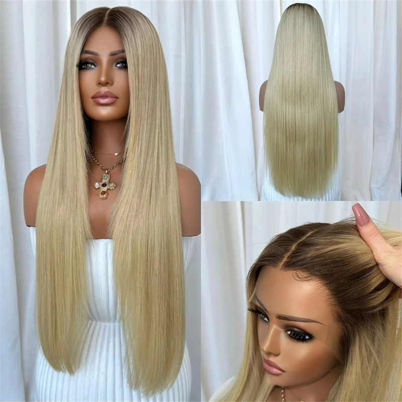 Парик без клея, омбре, золотисто-русый, с HD-кружевной передней частью, из термостойкого волокна, реалистичный, 30 дюймов, мягкий, очень длинный, прямой парик
Парик без клея, омбре, золотисто-русый, с HD-кружевной передней частью, из термостойкого волокна, реалистичный, 30 дюймов, мягкий, очень длинный, прямой парик