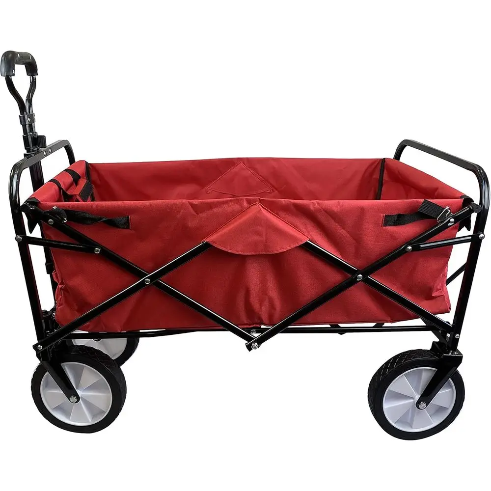Red Heavy-Duty Collapsible Utility Cart with Carrying Case for Outdoor Use
Red Heavy-Duty Collapsible Utility Cart with Carrying Case for Outdoor Use