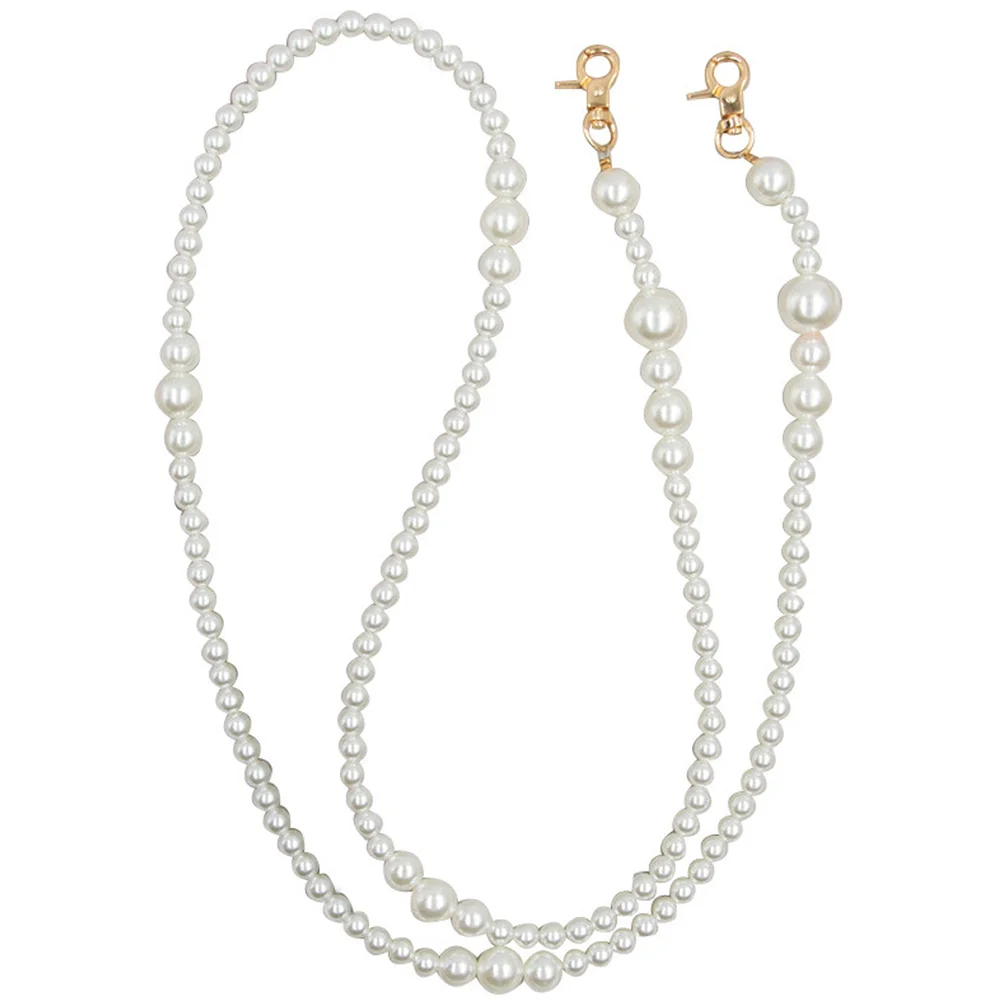 DIY Bag Accessory Handbag Strap Pearl Chain Beaded Keychain Replacement Tote Extender Shoulder
DIY Bag Accessory Handbag Strap Pearl Chain Beaded Keychain Replacement Tote Extender Shoulder