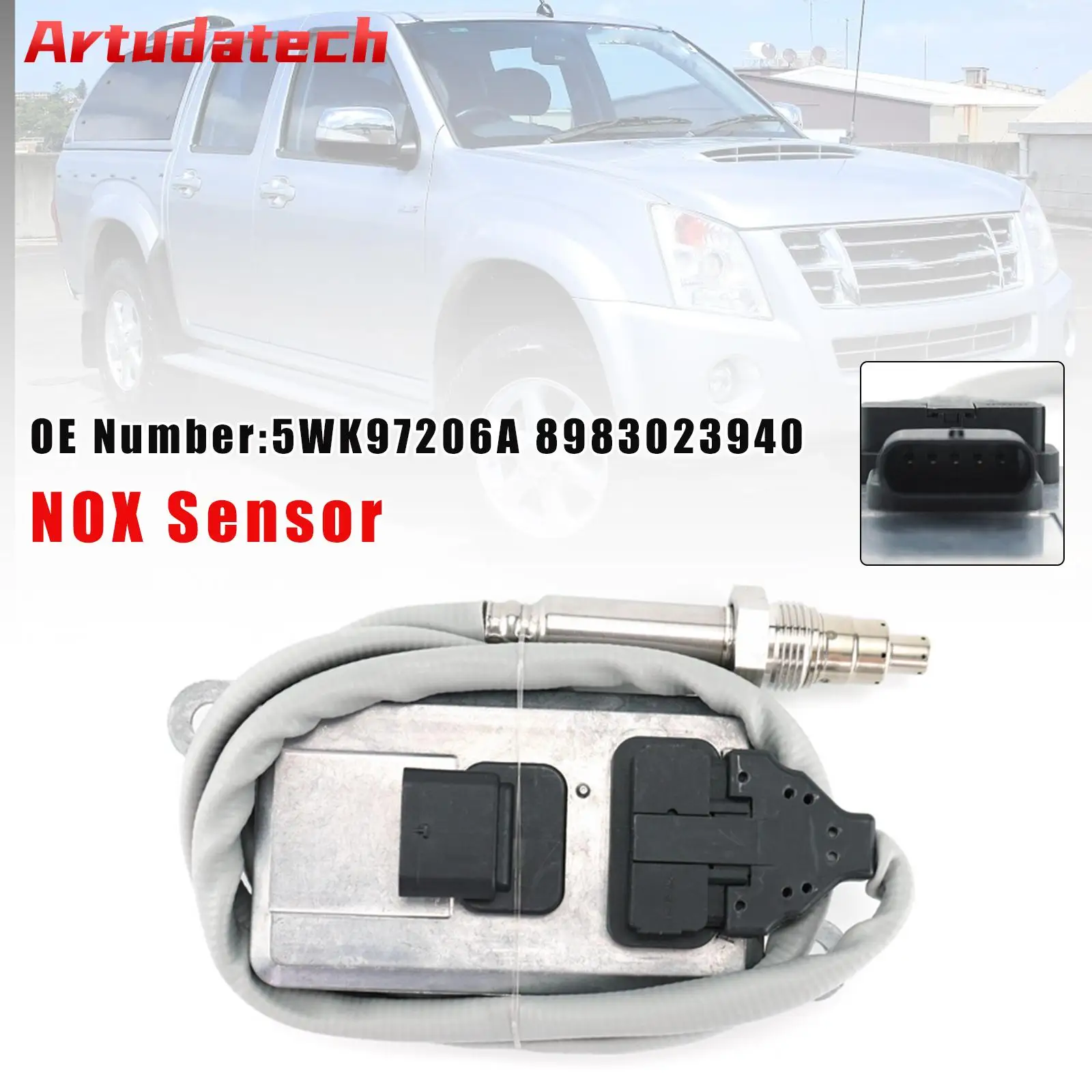 Artudatech Nitrogen Oxygen NOX Sensor 5WK97206A 8983023940 For Isuzu 24V 4HK1 6HK1 4JJ1 6WG1
Artudatech Nitrogen Oxygen NOX Sensor 5WK97206A 8983023940 For Isuzu 24V 4HK1 6HK1 4JJ1 6WG1