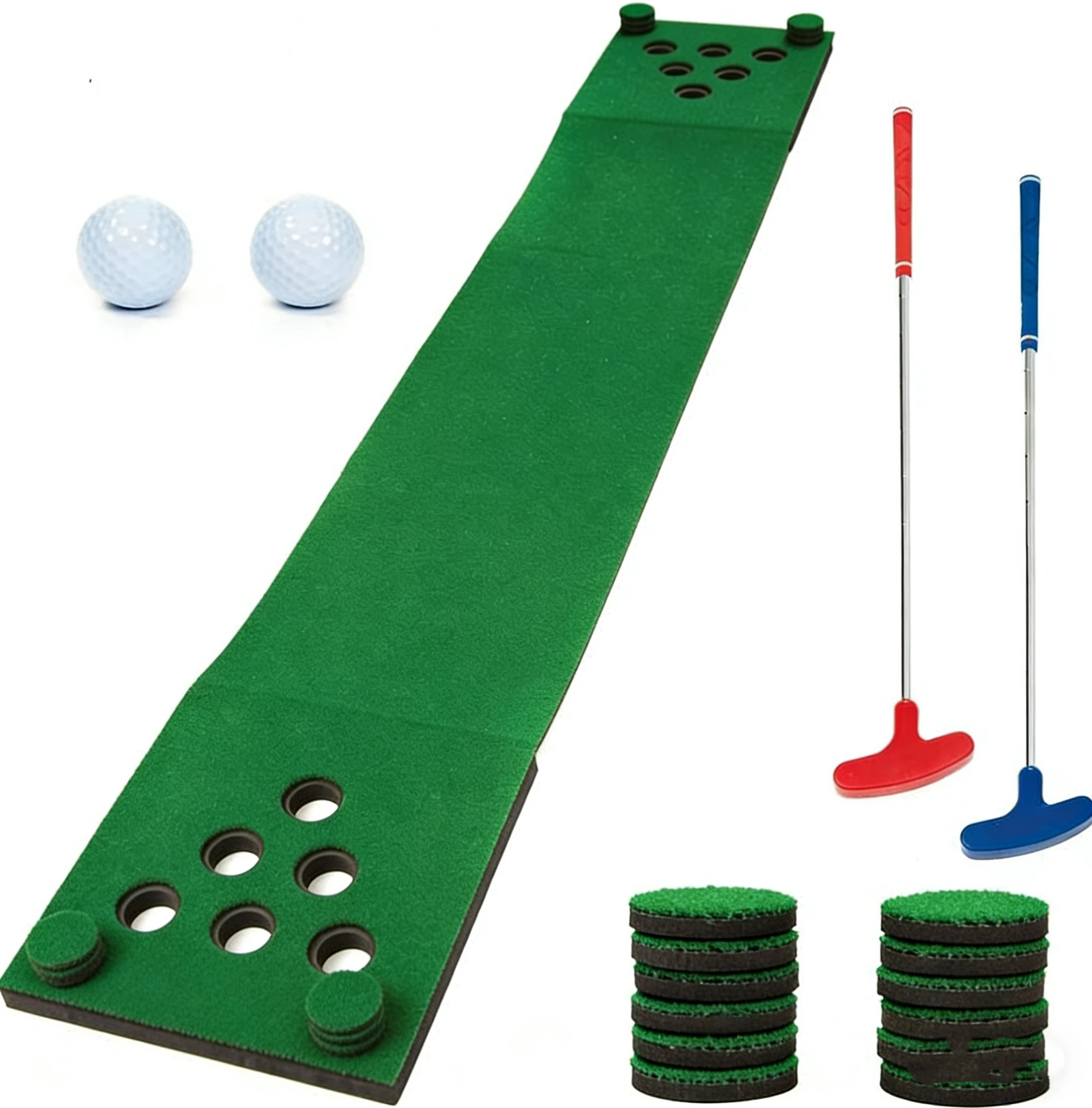 2026 Original Golf Putting Game Set Backyard 12 Ft Foam PP Lightweight Putting Green Pong Style Golf Mat 2 Putters 2 Balls Holep
2026 Original Golf Putting Game Set Backyard 12 Ft Foam PP Lightweight Putting Green Pong Style Golf Mat 2 Putters 2 Balls Holep