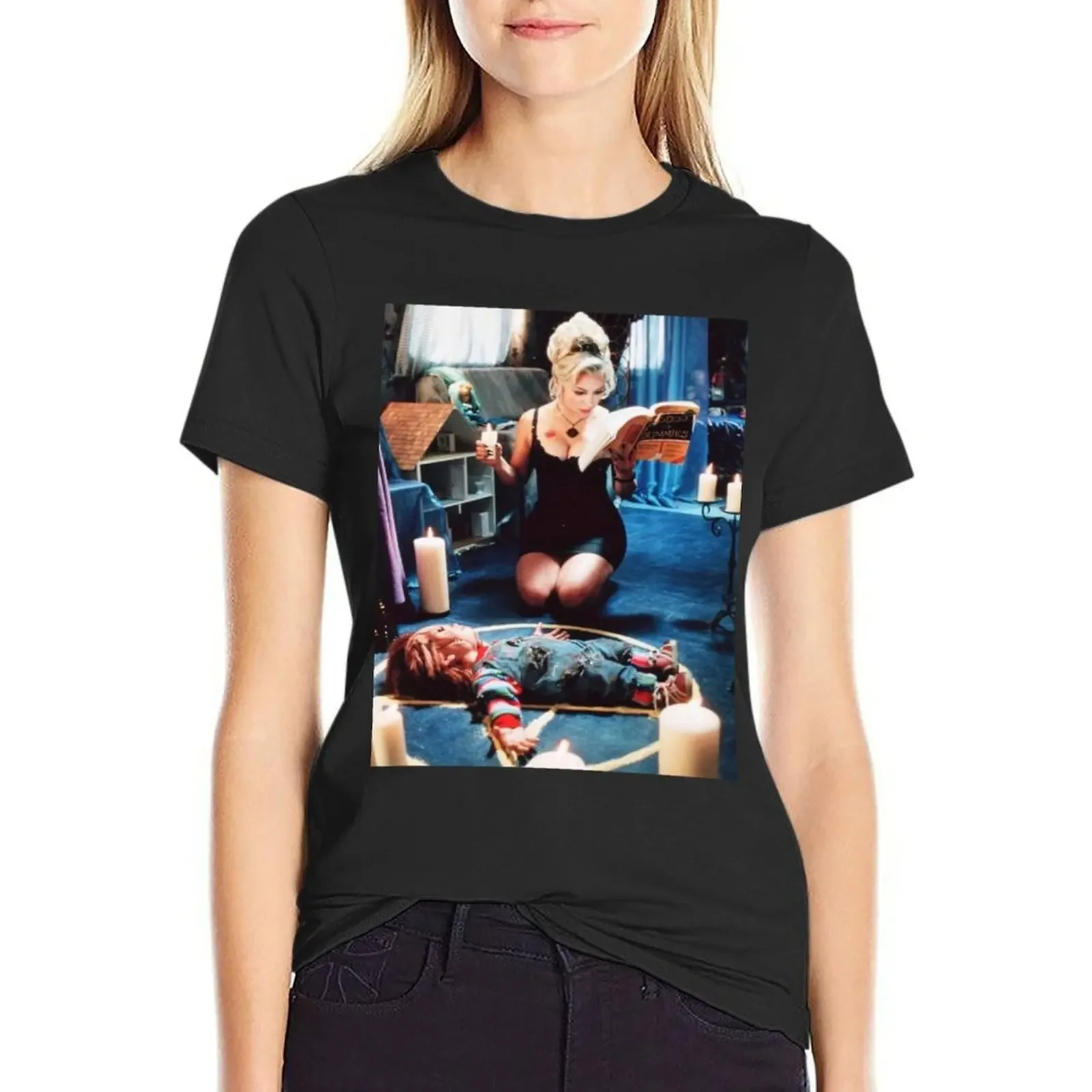 Exiling Chucky Doll Demons T-Shirt vintage sublime blanks funny t shirts for Women
Exiling Chucky Doll Demons T-Shirt vintage sublime blanks funny t shirts for Women