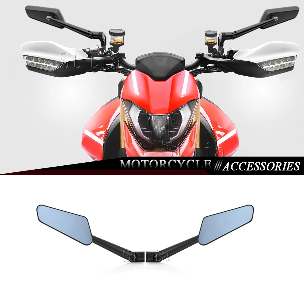 Новый комплект регулируемых боковых зеркал заднего вида для мотоциклов Ducati Hypermotard 950 и Hypermotard 950 SP 2019-2025
Новый комплект регулируемых боковых зеркал заднего вида для мотоциклов Ducati Hypermotard 950 и Hypermotard 950 SP 2019-2025