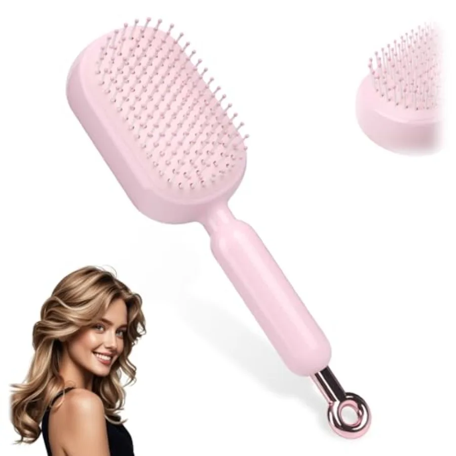 Self Cleaning Hair Brush, Retractable Hair Brush with Massage Bristles, Ergonomic Handle Hair Comb, One-Pull Easy Clean Anti St
Self Cleaning Hair Brush, Retractable Hair Brush with Massage Bristles, Ergonomic Handle Hair Comb, One-Pull Easy Clean Anti St