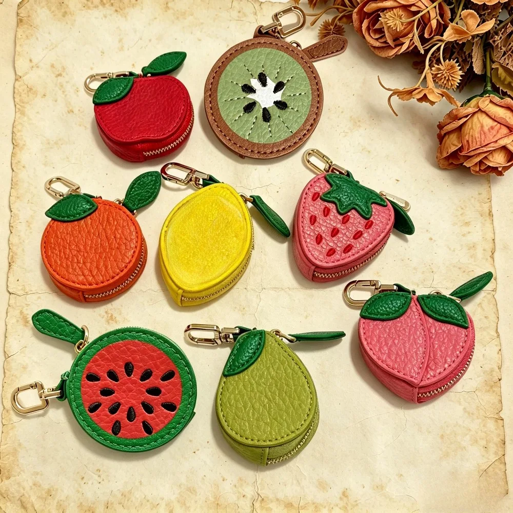 Cute Fruit Coin Purse Mini Leather Multi Purpose Exquisite Zipper Creative Earphone Bag Cherry Lemon Apple Wallet Accessory
Cute Fruit Coin Purse Mini Leather Multi Purpose Exquisite Zipper Creative Earphone Bag Cherry Lemon Apple Wallet Accessory