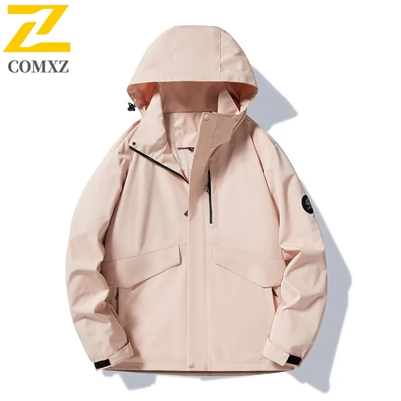 Мужская куртка COMXZ, новинка 2025, удобное пальто с капюшоном для отдыха на природе, кемпинга, уличная одежда, модная легкая осенняя мужская одежда
Мужская куртка COMXZ, новинка 2025, удобное пальто с капюшоном для отдыха на природе, кемпинга, уличная одежда, модная легкая осенняя мужская одежда