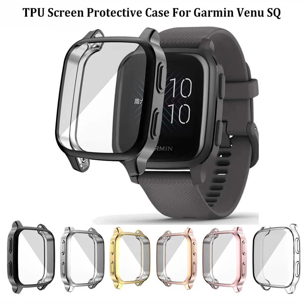 Case For Garmin Venu SQ TPU Full Screen Protector Protective Cover For Garmin Venu SQ Cases Shell Accessories
Case For Garmin Venu SQ TPU Full Screen Protector Protective Cover For Garmin Venu SQ Cases Shell Accessories