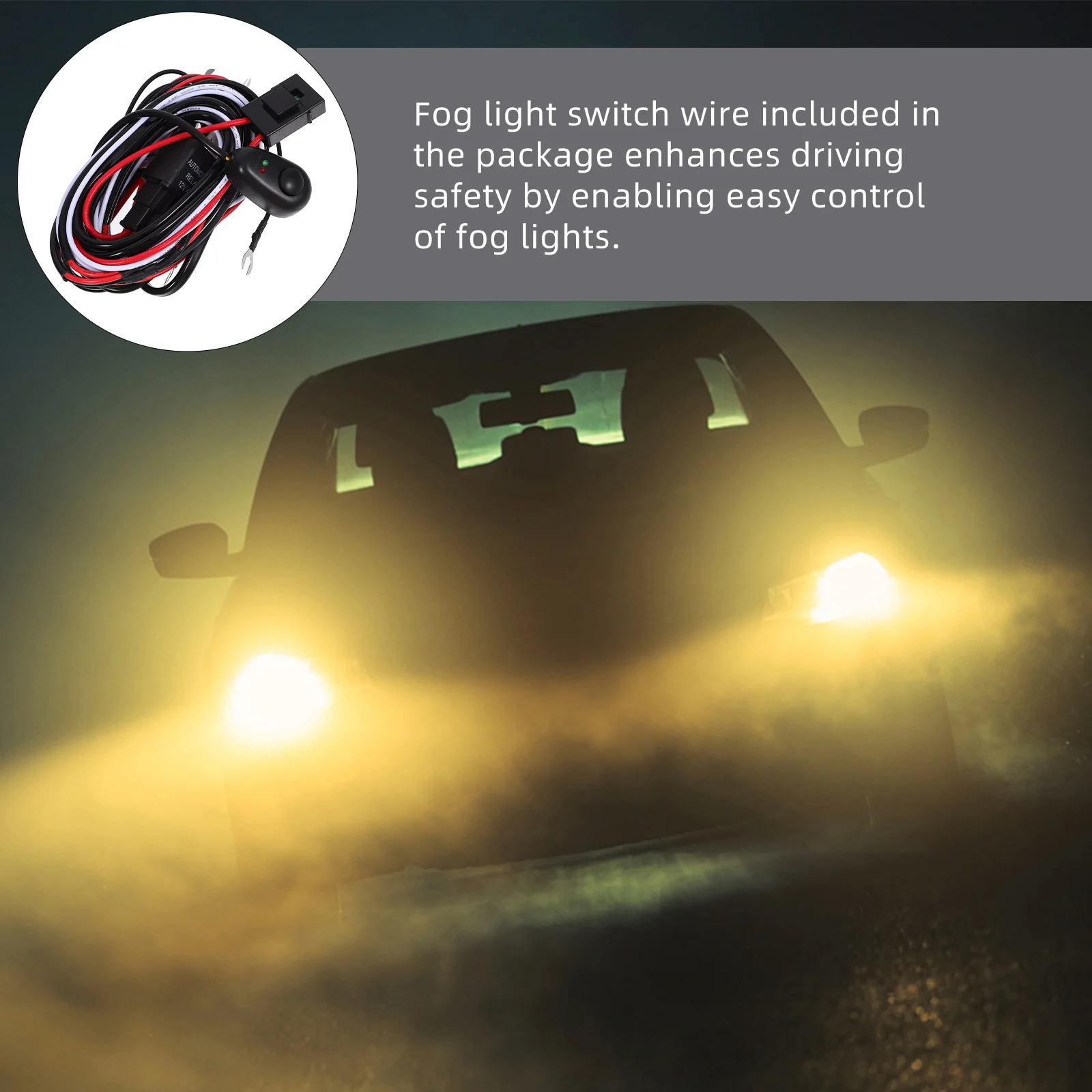 1Set LED Work Light Wiring Harness Kit Reliable 12V Fog Light Wiring Solution for Cars Trucks Off-Road Lighting Systems
1Set LED Work Light Wiring Harness Kit Reliable 12V Fog Light Wiring Solution for Cars Trucks Off-Road Lighting Systems