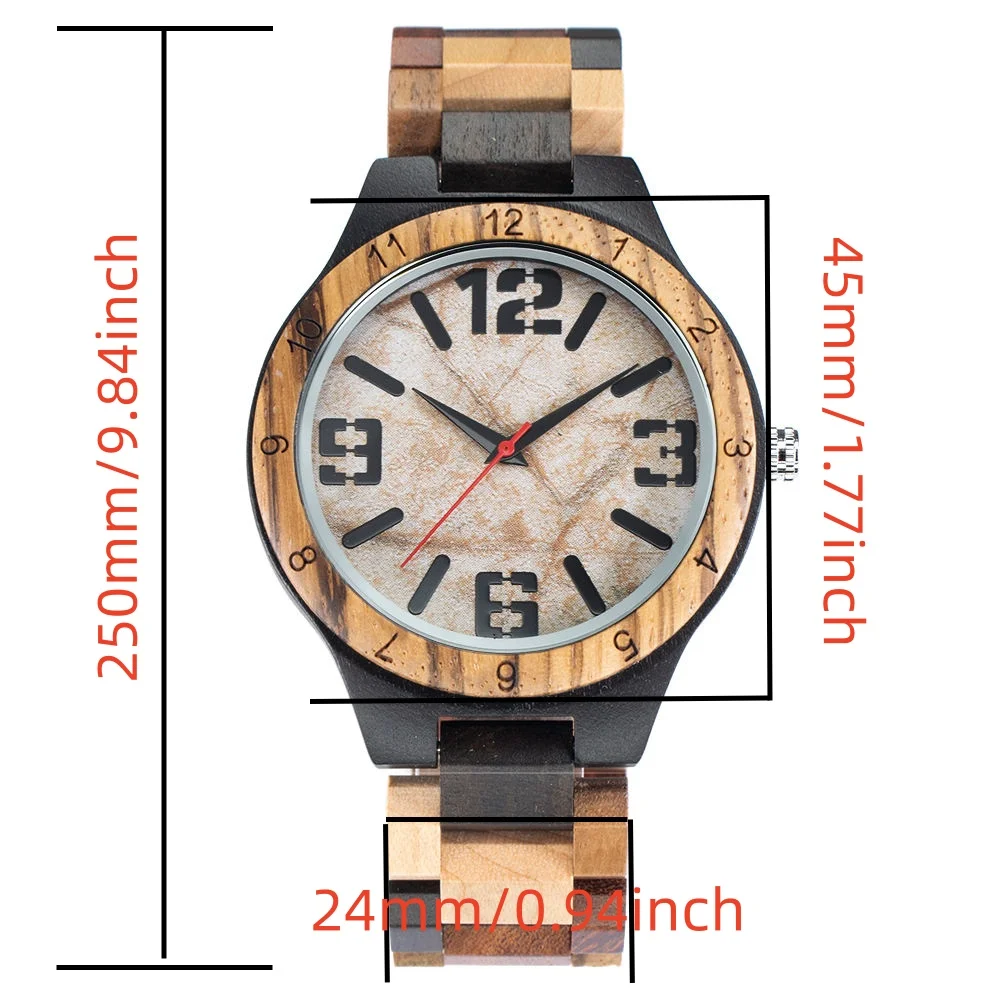 Натуральные деревянные часы для мужчин - легкие аналоговые кварцевые наручные часы ручной работы с деревянным ремешком, повседневный спортивный стиль, подарок для него
Натуральные деревянные часы для мужчин - легкие аналоговые кварцевые наручные часы ручной работы с деревянным ремешком, повседневный спортивный стиль, подарок для него