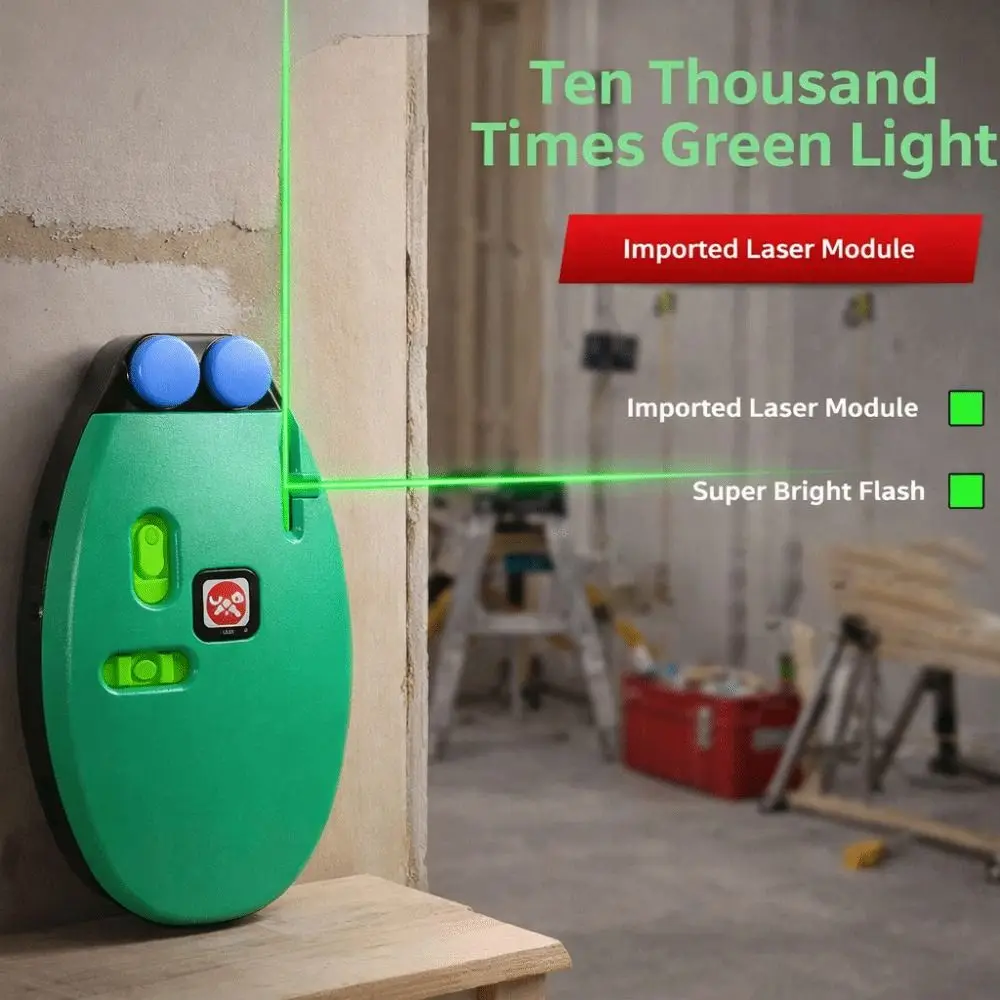 High Accuracy Vertical Laser Level Long Distance 90 Degree Angle Infrared Line Laser Self Leveling Red/ Green Beam
High Accuracy Vertical Laser Level Long Distance 90 Degree Angle Infrared Line Laser Self Leveling Red/ Green Beam