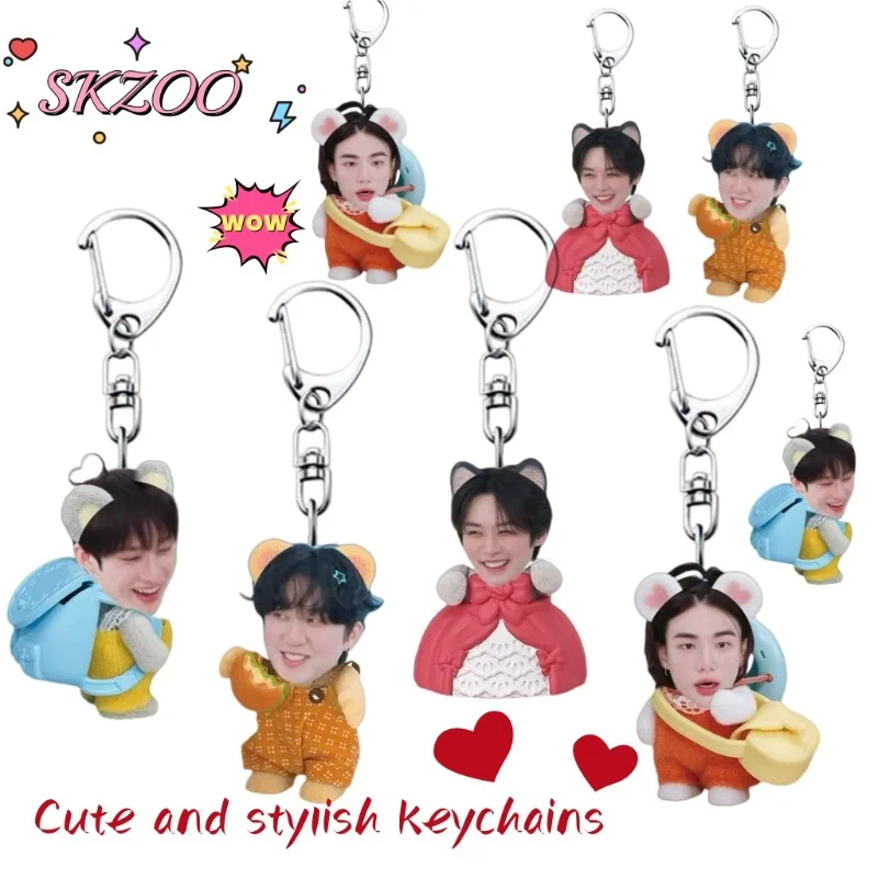 SKZOO Stray Kids acrylic keychain, fashionable cartoon personality creative kawaii backpack pendant, birthday gift for friends
SKZOO Stray Kids acrylic keychain, fashionable cartoon personality creative kawaii backpack pendant, birthday gift for friends