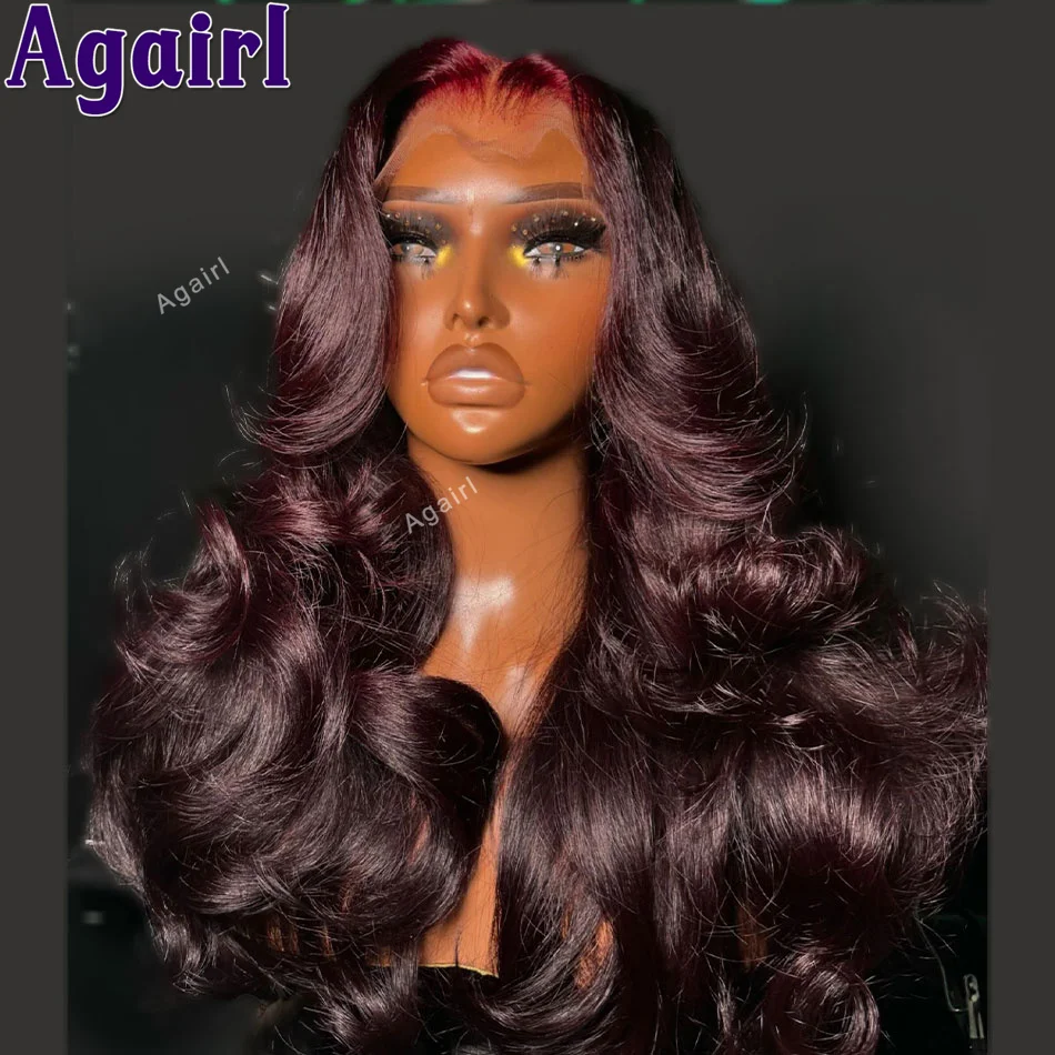Dark Wine Red Colored Body Wave Wig 13x6 Transparent Lace Front Human Hair Wigs 13x4 Body Wave Lace Frontal Wig For Women 32Inch
Dark Wine Red Colored Body Wave Wig 13x6 Transparent Lace Front Human Hair Wigs 13x4 Body Wave Lace Frontal Wig For Women 32Inch