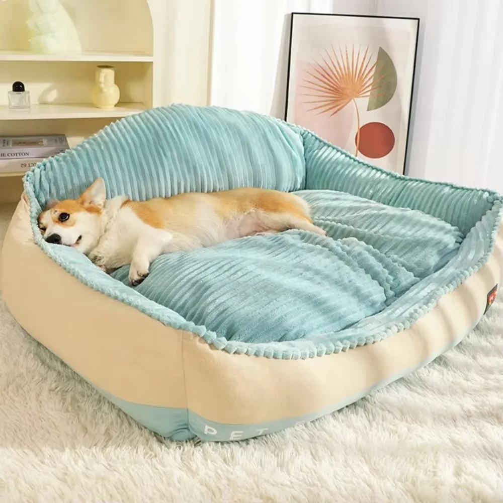 Pet Furniture Couch Bed With Pillow Washable Dog Bed Non-slip Fluffy Dog Couch
Pet Furniture Couch Bed With Pillow Washable Dog Bed Non-slip Fluffy Dog Couch