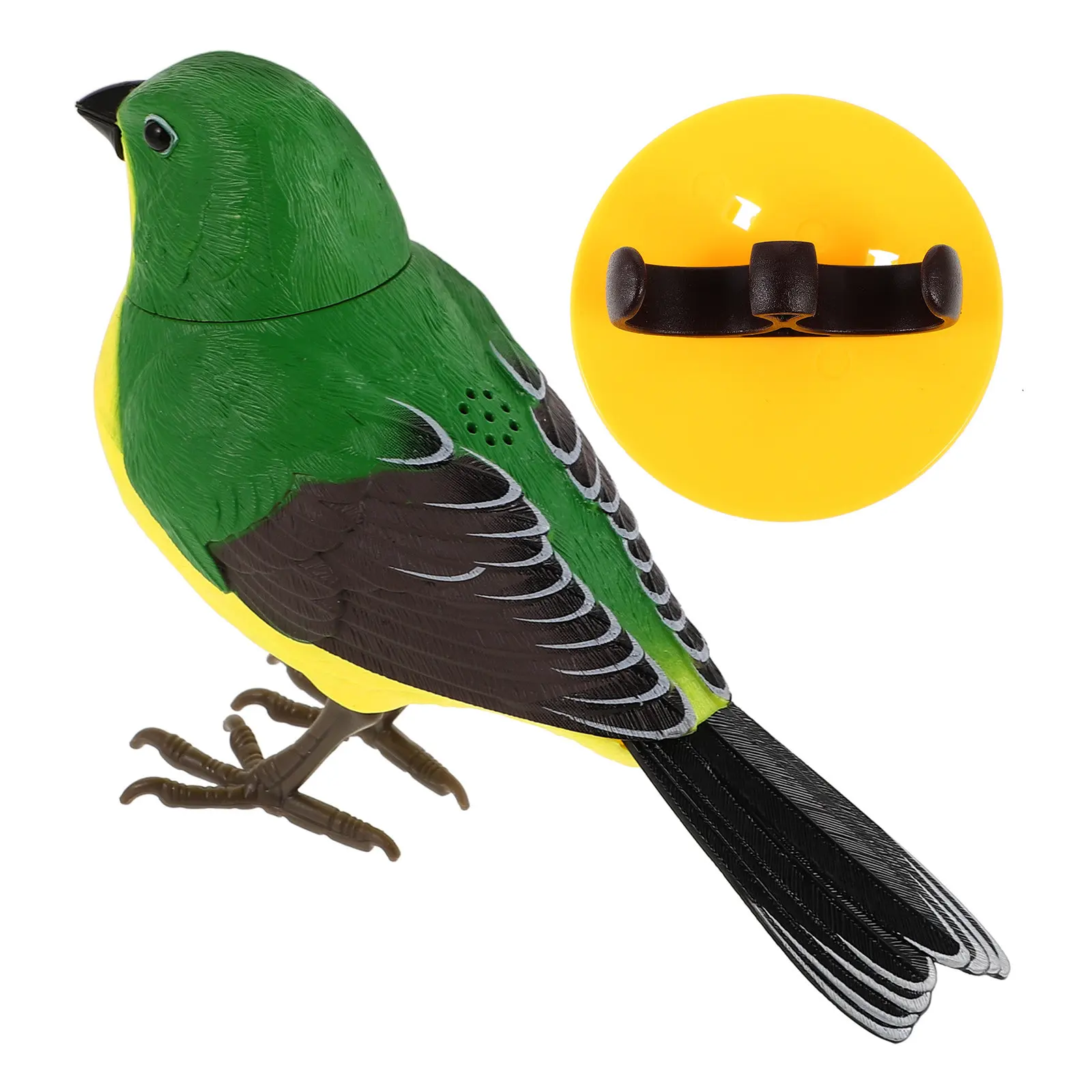Chirping Bird Decor Desk Pets Cute Singing Green Animal Toy Toys Plaything Plastic
Chirping Bird Decor Desk Pets Cute Singing Green Animal Toy Toys Plaything Plastic