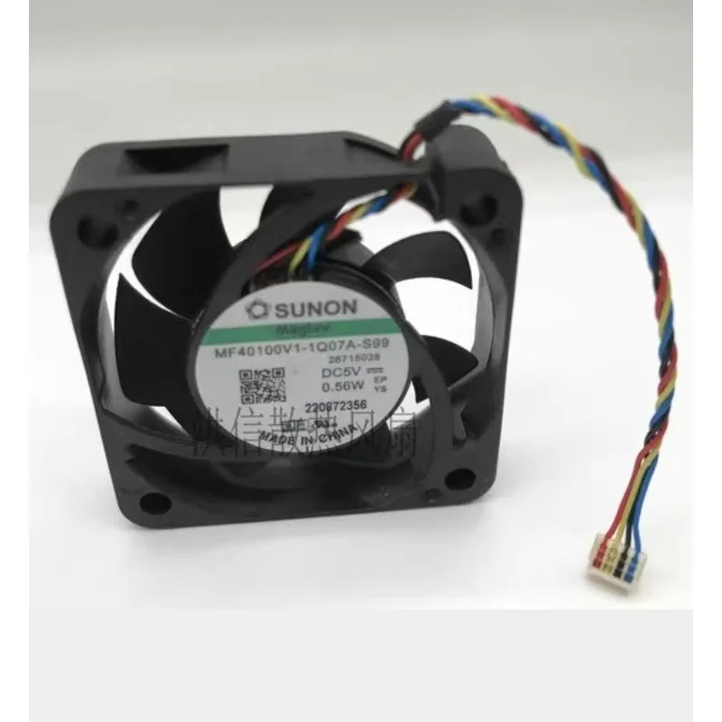 Оригинальный новый вентилятор охлаждения для SUNON MF40100V1-1Q07A-S99 DC5V 0,56 W 4CM супер тихий вентилятор 4010 40*40*10 мм
Оригинальный новый вентилятор охлаждения для SUNON MF40100V1-1Q07A-S99 DC5V 0,56 W 4CM супер тихий вентилятор 4010 40*40*10 мм