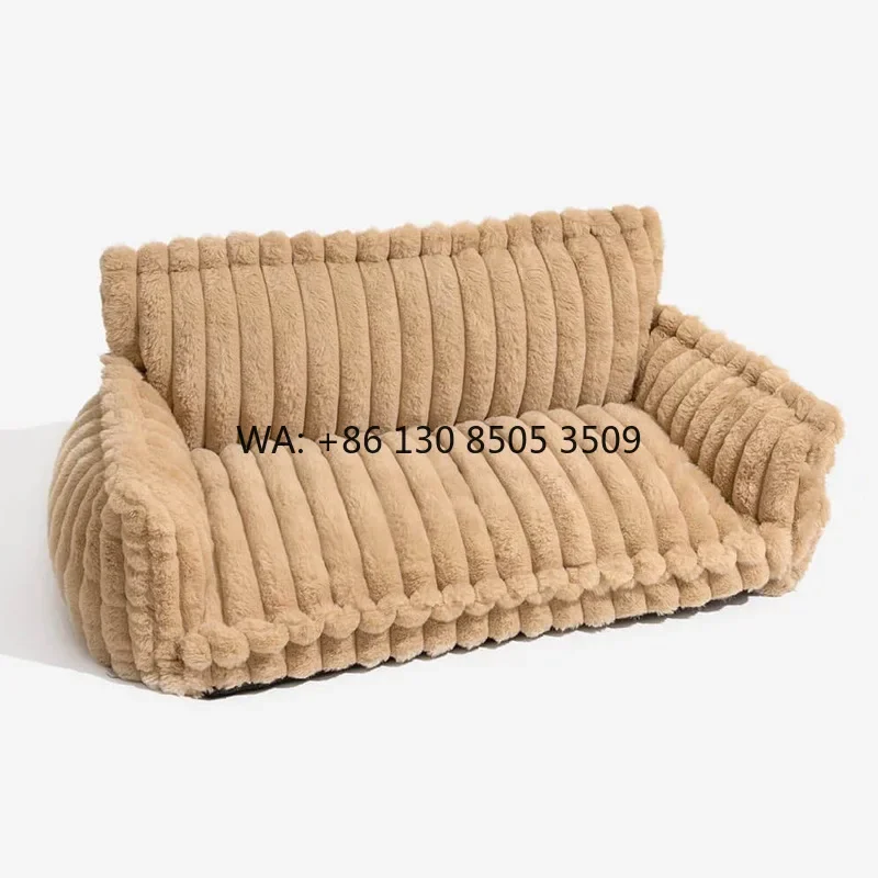 Bed for Pets, Foam Sofa with High Sides and Back Support, Pet Couch Bed
Bed for Pets, Foam Sofa with High Sides and Back Support, Pet Couch Bed
