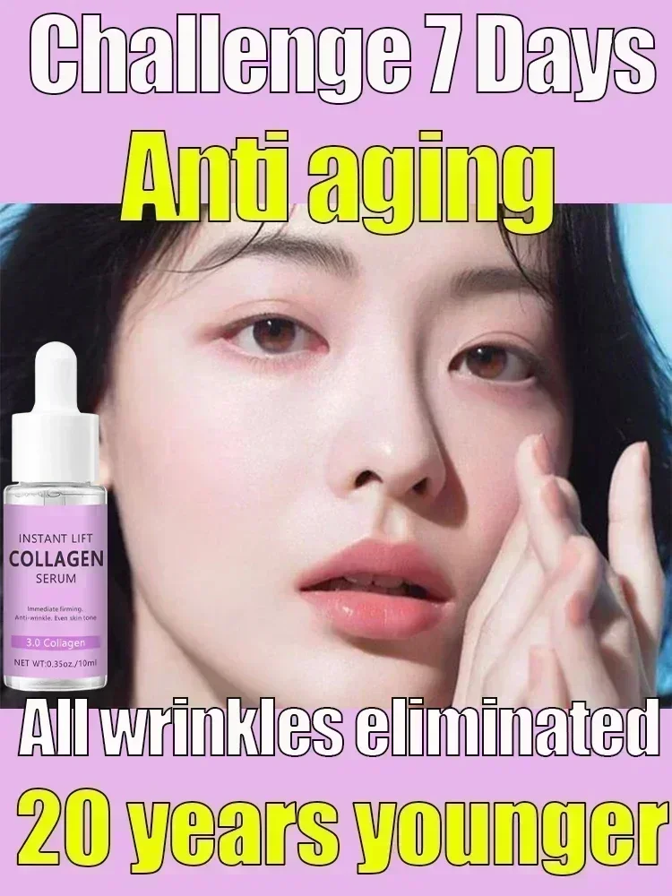 Collagen Face Serum Wrinkle Removal Anti Aging Hyaluronic Acid Forehead Fine Lines Lifting Facial Serum Skin Care Beauty
Collagen Face Serum Wrinkle Removal Anti Aging Hyaluronic Acid Forehead Fine Lines Lifting Facial Serum Skin Care Beauty