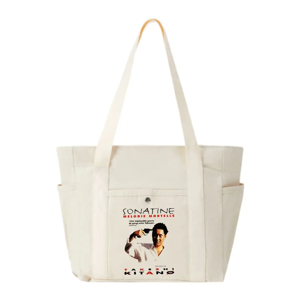 Sonatine Melodie Mortelle Movie Poster Large Capacity Canvas Tote with Multiple Pockets-Perfect for School/work Commute
Sonatine Melodie Mortelle Movie Poster Large Capacity Canvas Tote with Multiple Pockets-Perfect for School/work Commute