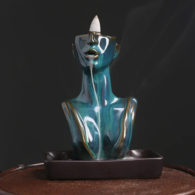 Ceramic Backflow Incense Burner, Beauty Statue, Beauty Incense Burner, Smoke Backflow Incense Stove, Home Decoration
Ceramic Backflow Incense Burner, Beauty Statue, Beauty Incense Burner, Smoke Backflow Incense Stove, Home Decoration