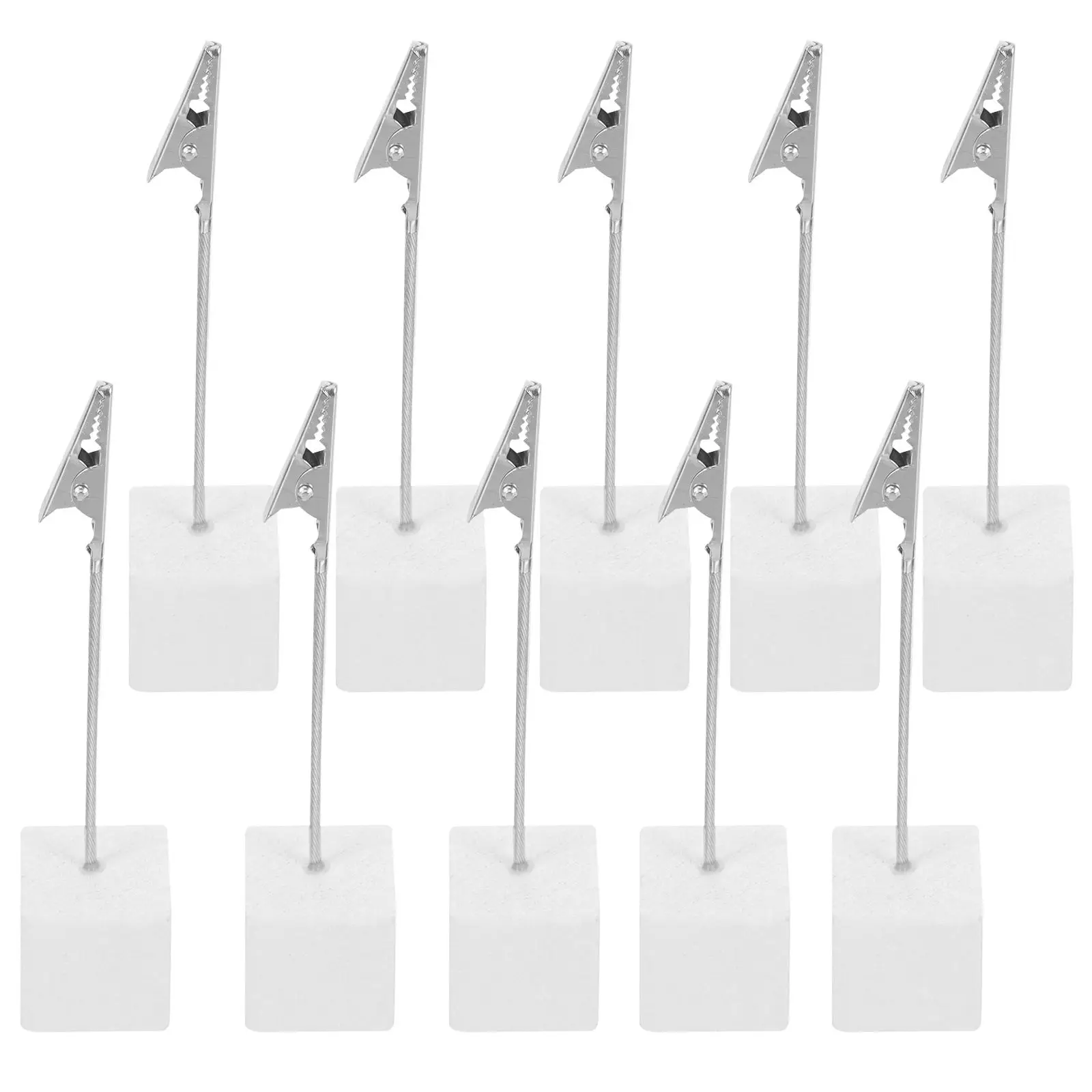 10 Pcs Silver Resin Stainless Steel Note Clips Memo Holder Document ganizer Cube Base Clip Office Home
10 Pcs Silver Resin Stainless Steel Note Clips Memo Holder Document ganizer Cube Base Clip Office Home