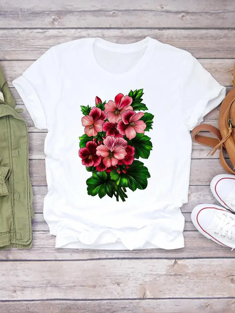 Clothing Fashion Women Lady Printing T-Shirt Cartoon Lovely Flower Cute Tshirts Short Sleeve Printed Tee Casual Graphic T Top
Clothing Fashion Women Lady Printing T-Shirt Cartoon Lovely Flower Cute Tshirts Short Sleeve Printed Tee Casual Graphic T Top