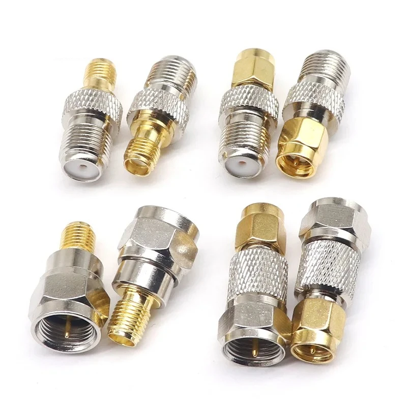 Connector RF coaxial coax adapter F Type Female Jack to SMA Male Plug Straight F connector to SMA Connector
Connector RF coaxial coax adapter F Type Female Jack to SMA Male Plug Straight F connector to SMA Connector