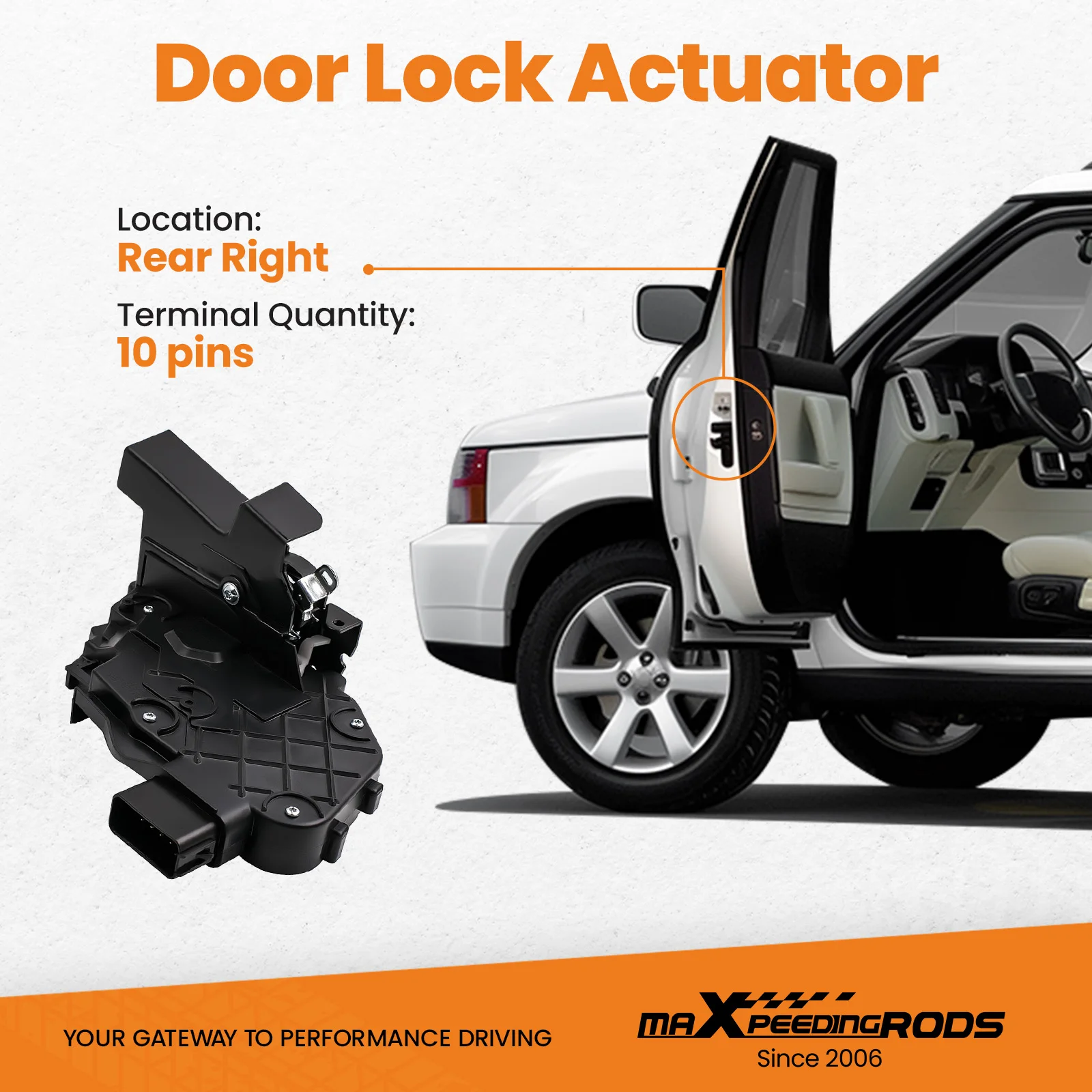 Front Left Door Lock Actuator For Land Rover Discovey 3&4 Freelander Range Evoque
Front Left Door Lock Actuator For Land Rover Discovey 3&4 Freelander Range Evoque