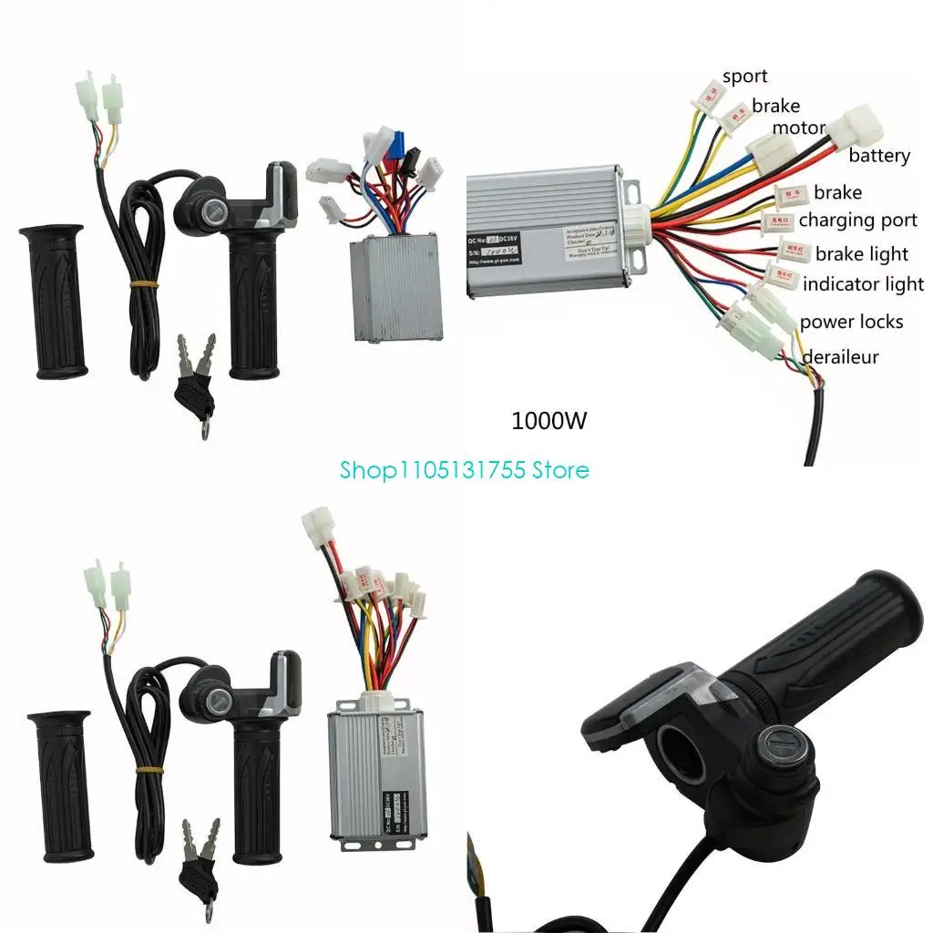 K0EF Bicycles Accessories Motor Brush Controllers for Electrical Bike Bicycles Brush Motor
K0EF Bicycles Accessories Motor Brush Controllers for Electrical Bike Bicycles Brush Motor