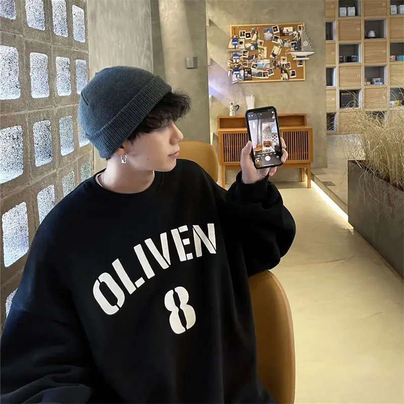 Fashionable Korean Style Men Sweatshirt Round Neck Niche American Spring and Autumn Trendy Brand Ins Street Retro Hot Jacket Top
Fashionable Korean Style Men Sweatshirt Round Neck Niche American Spring and Autumn Trendy Brand Ins Street Retro Hot Jacket Top