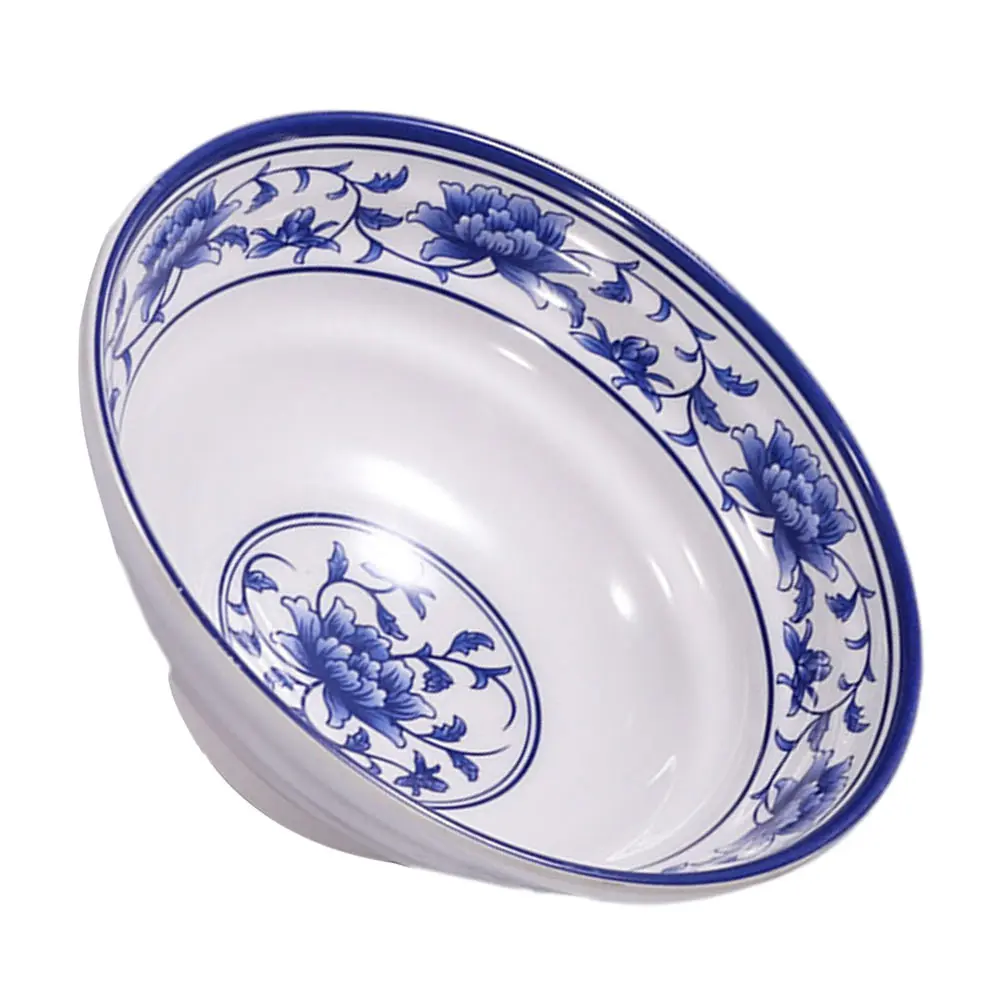 1pc Large Blue White Porcelain Style Bowl For Noodles Salad Snacks Imitation Ceramic Chinese Tableware Kitchen Supplies
1pc Large Blue White Porcelain Style Bowl For Noodles Salad Snacks Imitation Ceramic Chinese Tableware Kitchen Supplies