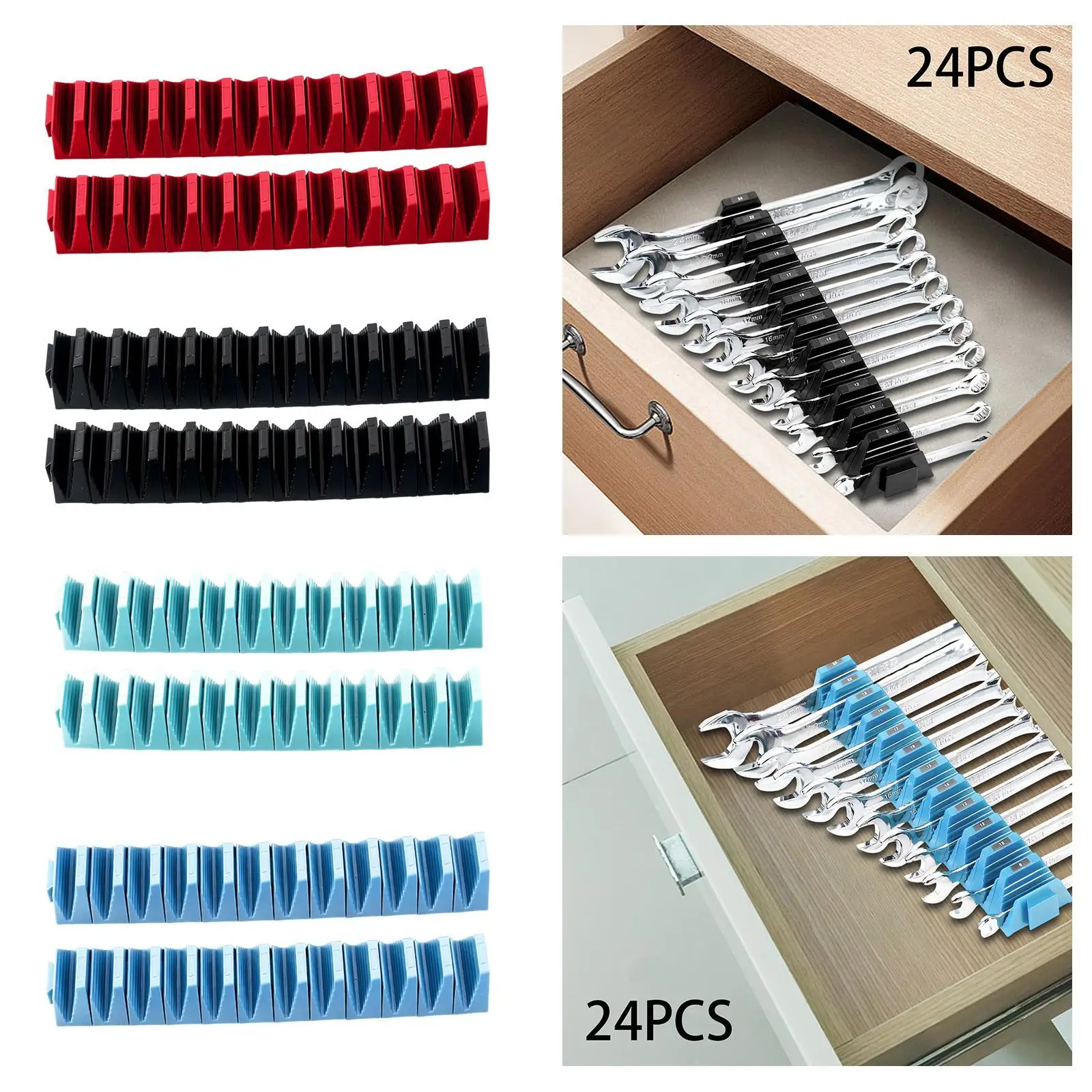 Wrench Holder Organization 24 Tools, Professional, Efficient Wrench Rack, Tool Drawer Storage for Repair Shop Garage Men
Wrench Holder Organization 24 Tools, Professional, Efficient Wrench Rack, Tool Drawer Storage for Repair Shop Garage Men