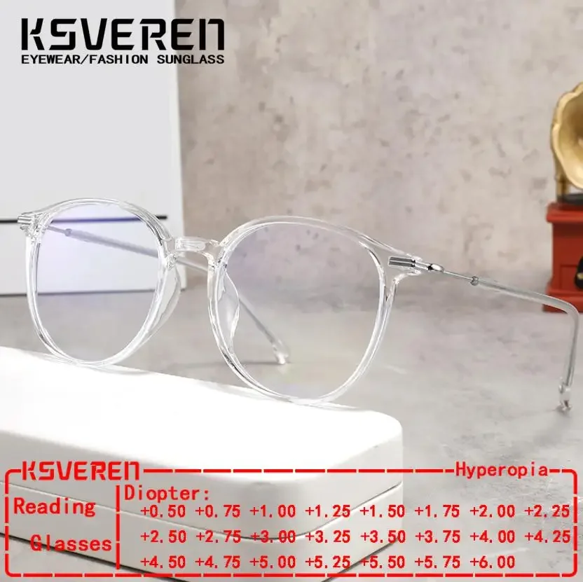 Fashion Comfortable Glasses Vintage Round Reading Glasses Anti Blue Light Prescription Eyeglasses Frame Men Women
Fashion Comfortable Glasses Vintage Round Reading Glasses Anti Blue Light Prescription Eyeglasses Frame Men Women