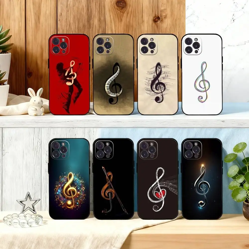 Treble Clef Music Note Phone Case For iPhone17,16,15,14,13,12Plus,Pro Max,XS,5G Soft Silicone Black Cover
Treble Clef Music Note Phone Case For iPhone17,16,15,14,13,12Plus,Pro Max,XS,5G Soft Silicone Black Cover