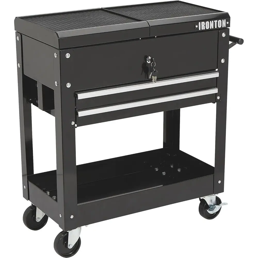 28in. 2-Der Tool Cart - 30-1/2in.L x 14-1/2in.W x 33in.H, 350-Lb. acity
28in. 2-Der Tool Cart - 30-1/2in.L x 14-1/2in.W x 33in.H, 350-Lb. acity