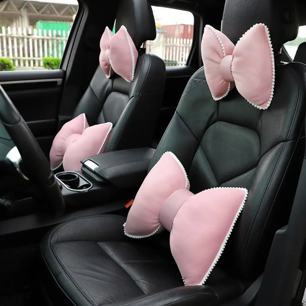 Fashion Pink Color Car Headrest Pillow Ergonomic Cool Pillow Neck Pillow Lovely Bowknot Breathable Waist Cushion Summer
Fashion Pink Color Car Headrest Pillow Ergonomic Cool Pillow Neck Pillow Lovely Bowknot Breathable Waist Cushion Summer