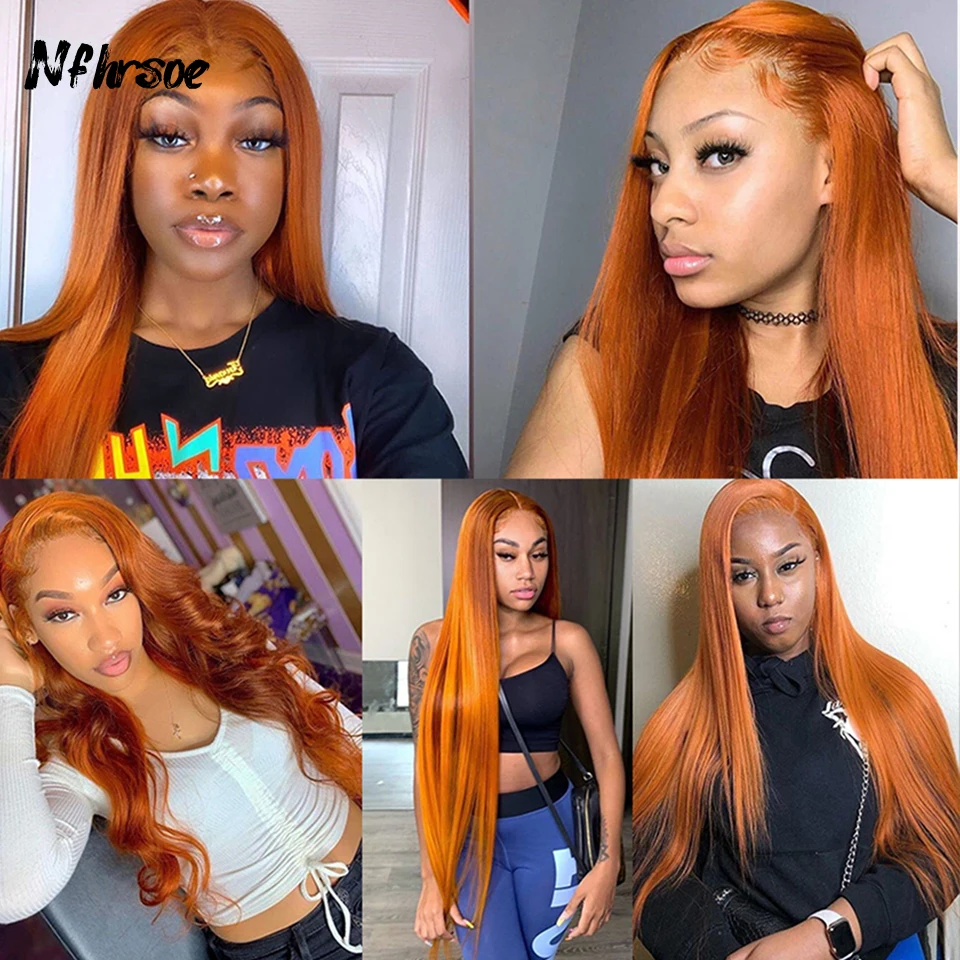 Cosplay Colored Ginger Orange Body Wave Transparent 13x4 HD Lace Frontal Wigs Brazilian Human Hair Wig For Women Pre Plucked
Cosplay Colored Ginger Orange Body Wave Transparent 13x4 HD Lace Frontal Wigs Brazilian Human Hair Wig For Women Pre Plucked