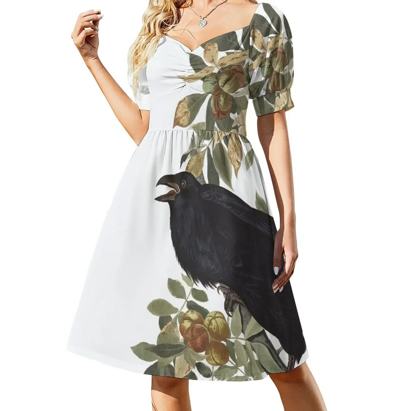 Raven - John James Audubon Short-Sleeved Dress elegant dresses for women prom dresses Dress
Raven - John James Audubon Short-Sleeved Dress elegant dresses for women prom dresses Dress