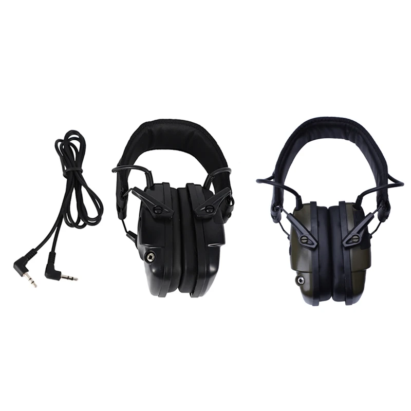 2X Electronic Hunting Ear Protection NRR22DB Sound Amplification Noise Reduction Ear Muffs Black & Green
2X Electronic Hunting Ear Protection NRR22DB Sound Amplification Noise Reduction Ear Muffs Black & Green