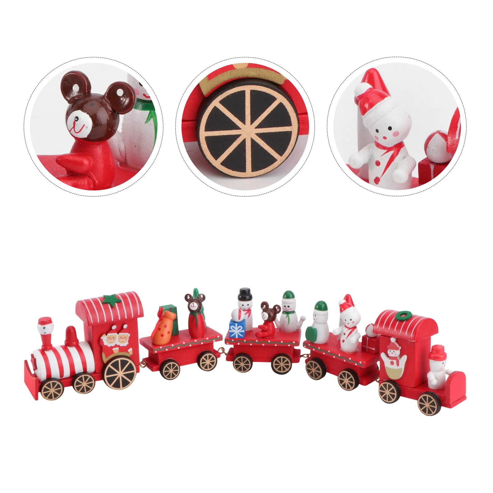 1Pcs Wooden Christmas Train Desktop Ornament Creative Five-Section Xmas Theme Decoration Christmas Party Home Decoration
1Pcs Wooden Christmas Train Desktop Ornament Creative Five-Section Xmas Theme Decoration Christmas Party Home Decoration