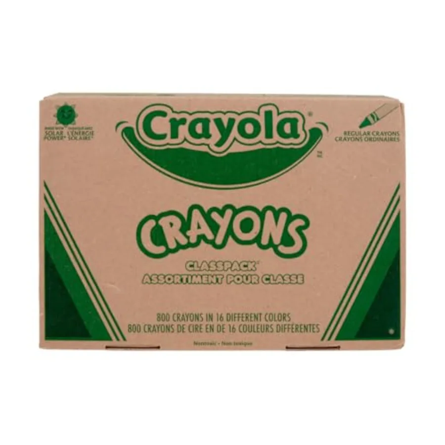 Набор восковых мелков Crayola Bulk Classpack - 800 штук, 16 цветов, оптовые поставки для учителей и необходимые принадлежности для школы, творчества и рукоделия.
Набор восковых мелков Crayola Bulk Classpack - 800 штук, 16 цветов, оптовые поставки для учителей и необходимые принадлежности для школы, творчества и рукоделия.
