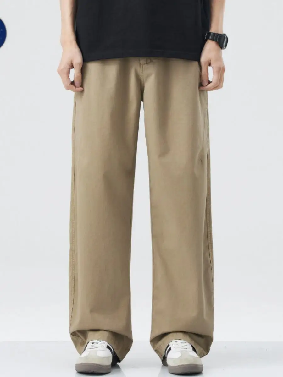 American Retro Waed Loose Straight Leg Workwear Casual Pants Men Versatile Commute Long Pants 2025 Summer New Arrival
American Retro Waed Loose Straight Leg Workwear Casual Pants Men Versatile Commute Long Pants 2025 Summer New Arrival