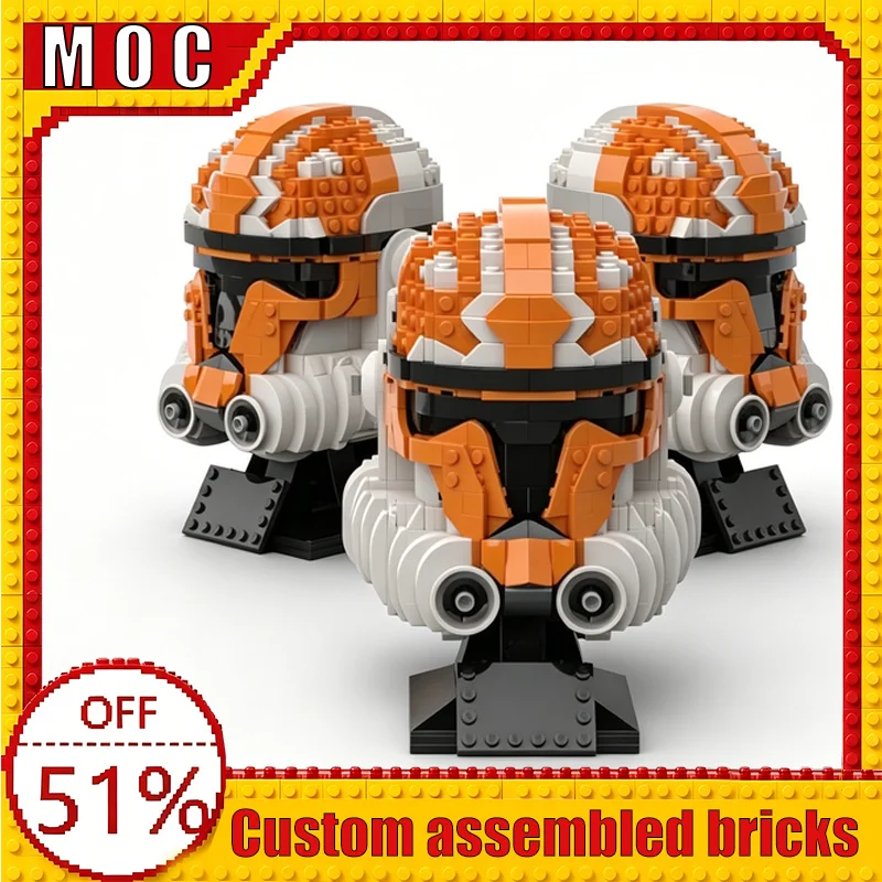 NEW 930PCS War Series Technology 332nd Helmet Collection Custom Building Blocks Diy MOC Model Educational Assembly Toy Display
NEW 930PCS War Series Technology 332nd Helmet Collection Custom Building Blocks Diy MOC Model Educational Assembly Toy Display