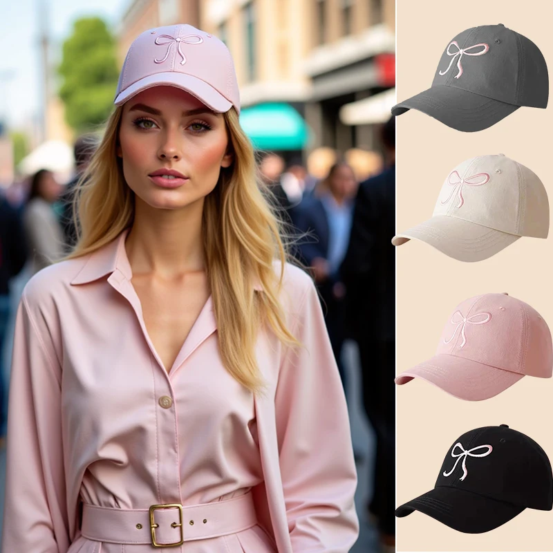 1 шт. милая бейсбольная кепка с бантом и вышивкой для женщин, однотонная фуражка для девочек, уличная мягкая шляпа Snapback с солнцезащитным козырьком
1 шт. милая бейсбольная кепка с бантом и вышивкой для женщин, однотонная фуражка для девочек, уличная мягкая шляпа Snapback с солнцезащитным козырьком