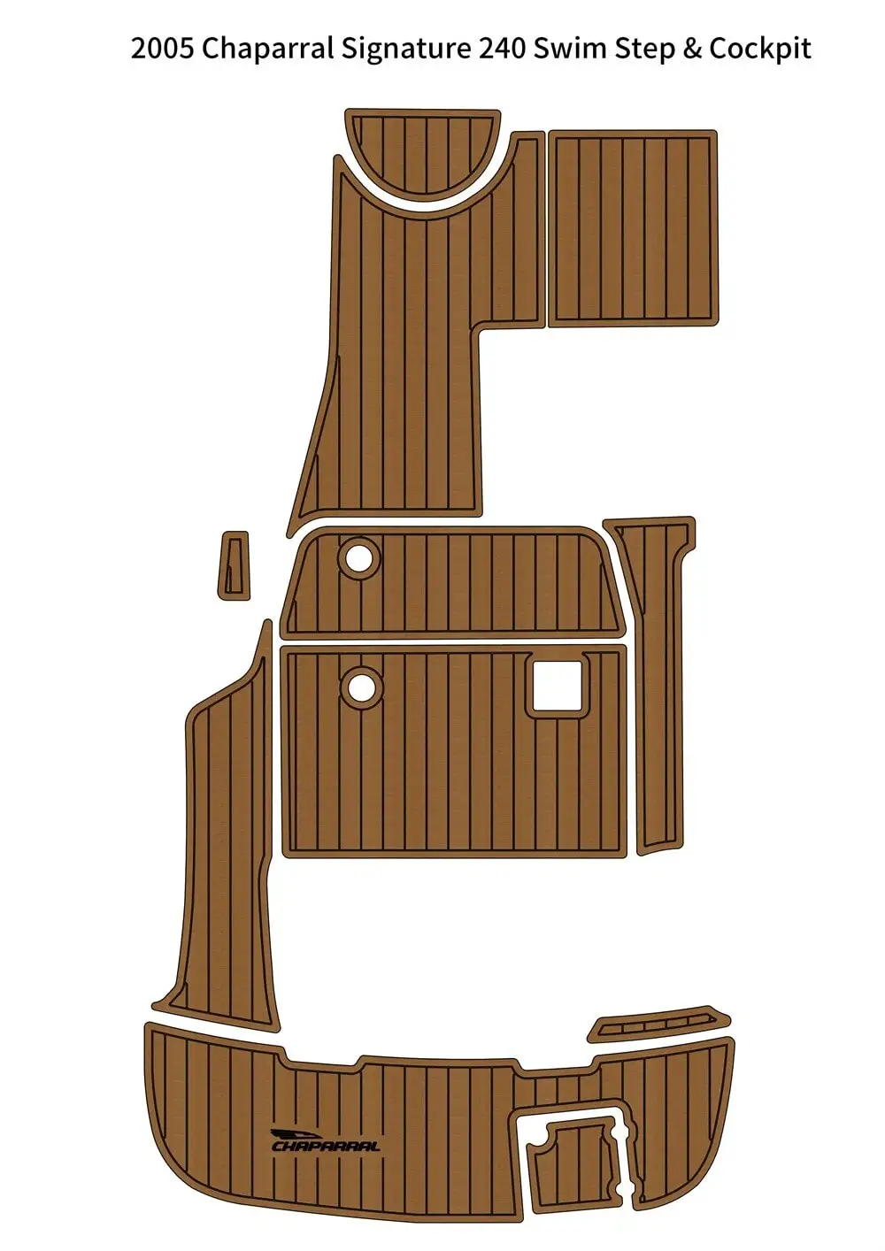 2005 Chaparral Signature 240 Swim Platform Cockpit Boat EVA Teak Floor Pad Mat Easy Install and Self Adhesive Boat Accessories
2005 Chaparral Signature 240 Swim Platform Cockpit Boat EVA Teak Floor Pad Mat Easy Install and Self Adhesive Boat Accessories