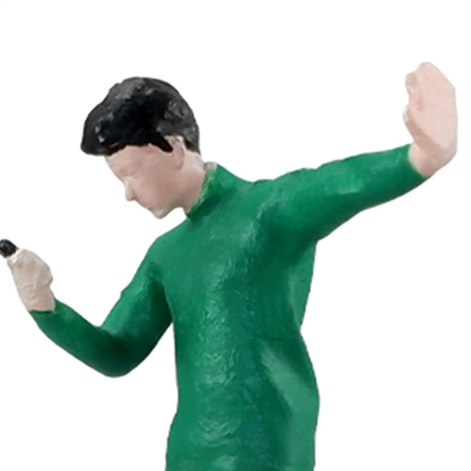 Miniature 1/64 Scale People Figures People Figurines, Green T Shirt Man Resin Tiny People Model for Miniature Scene Layout
Miniature 1/64 Scale People Figures People Figurines, Green T Shirt Man Resin Tiny People Model for Miniature Scene Layout